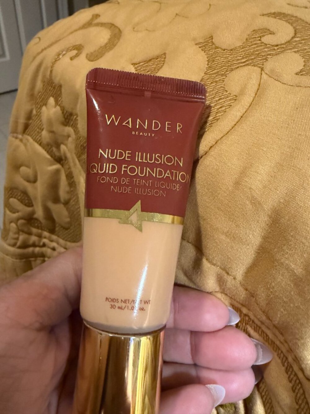 New:  Wander Beauty Nude Illusion Liquid Foundation - Light Medium
